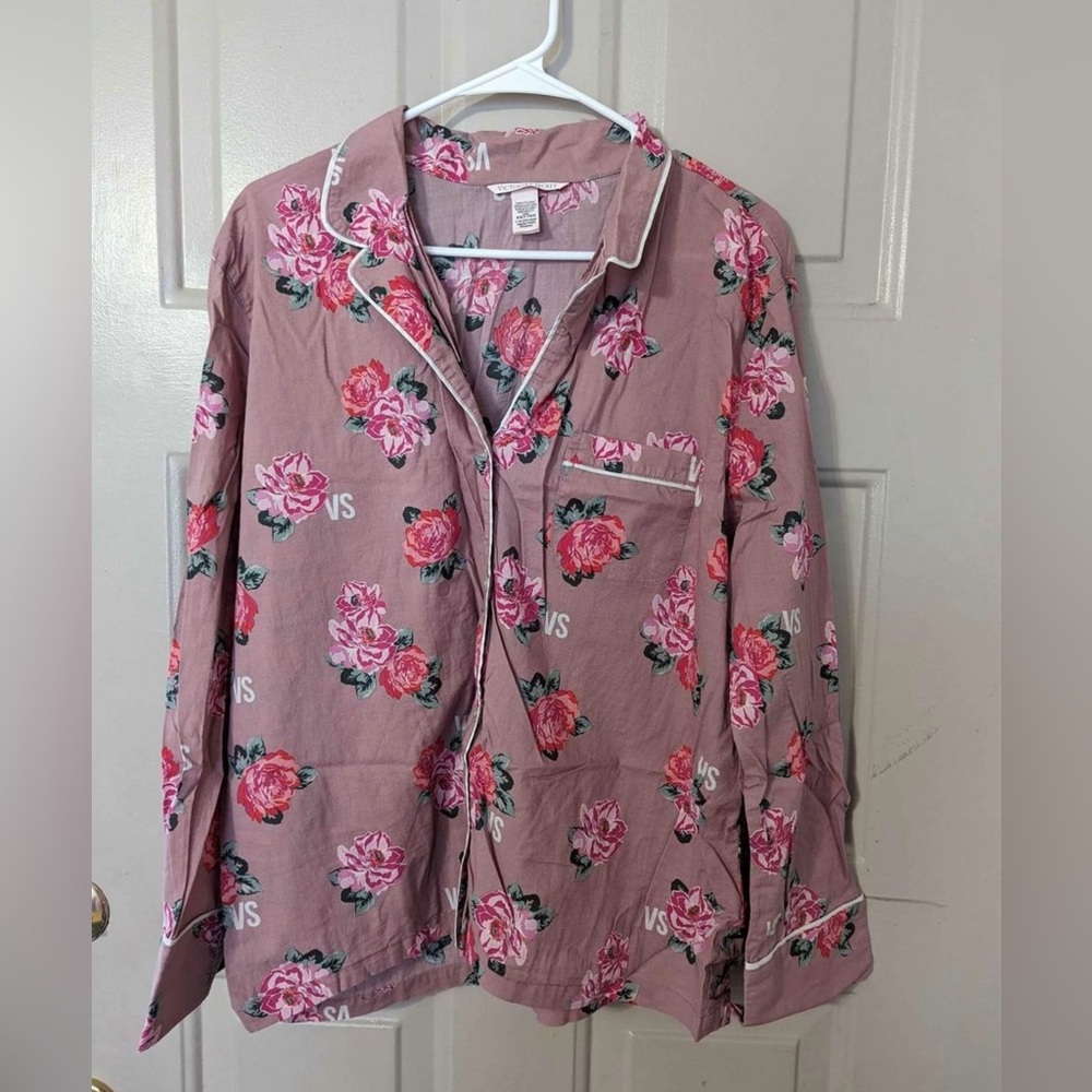 VS Pink Floral pajamas set lounge - Picture 2 of 4